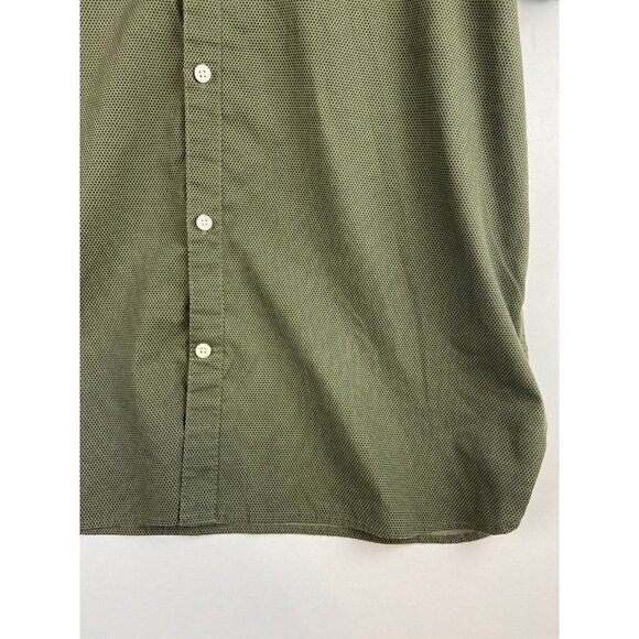 Le 31 Simons Men's Short Sleeve Green Semi-Fit Shirt Size XL - Picture 5 of 10